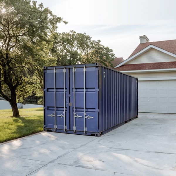 residential storage containers come in various sizes to accommodate different storage needs